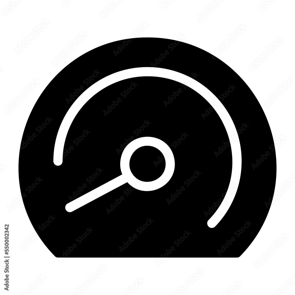 speedometer glyph icon speedometer glyph icon