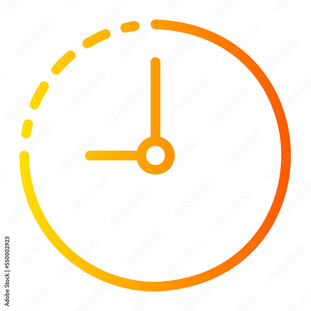 timer gradient icon timer gradient icon