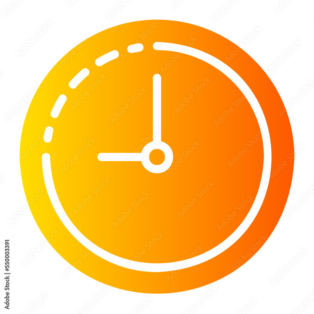 timer gradient icon timer gradient icon