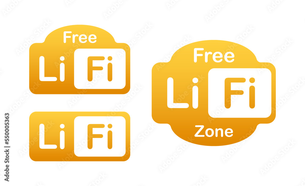 Li-fi wireless. Light Fidelity. Internet and networking. Vector stock illustration. Li-fi wireless. Light Fidelity. Internet and networking. Vector stock illustration.
