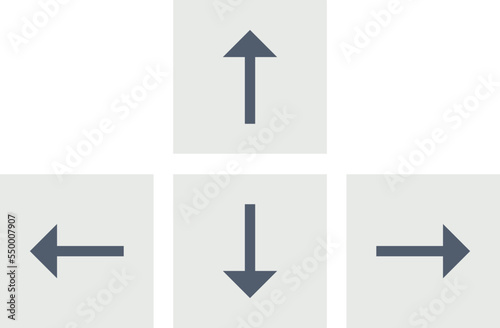 Direction arrows Vector Icon
