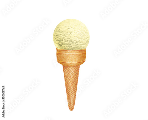 glace, cône, dessert, crème glacée,  une boule, deux boules, cornet, été, aliment, froid, blanc, dessert, gaufres, rafraîchissement, sucre, délicieux, vanille