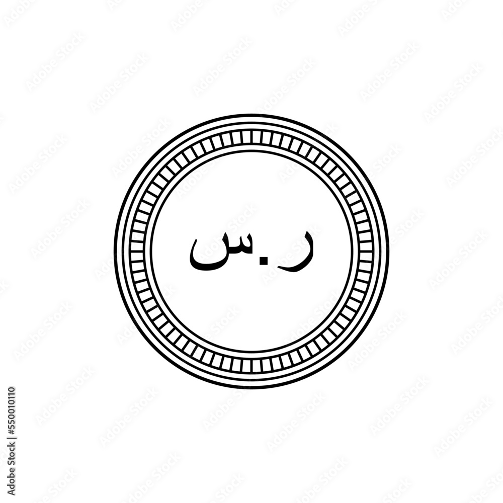 Arab Saudi Currency Icon Symbol Saudi Riyal SAR Sign Vector Arab Saudi Currency Icon Symbol Saudi Riyal SAR Sign Vector
