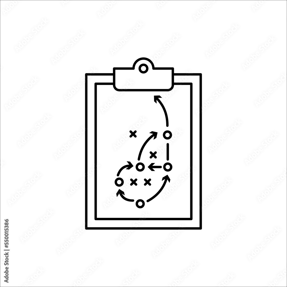 soccer tactics icon, vector illustration on white background. soccer tactics icon, vector illustration on white background.