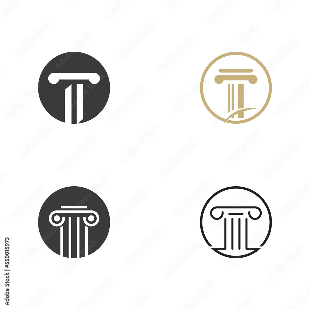 Museum Logo Template With Minimalist and Modern Concept Museum Logo Template With Minimalist and Modern Concept