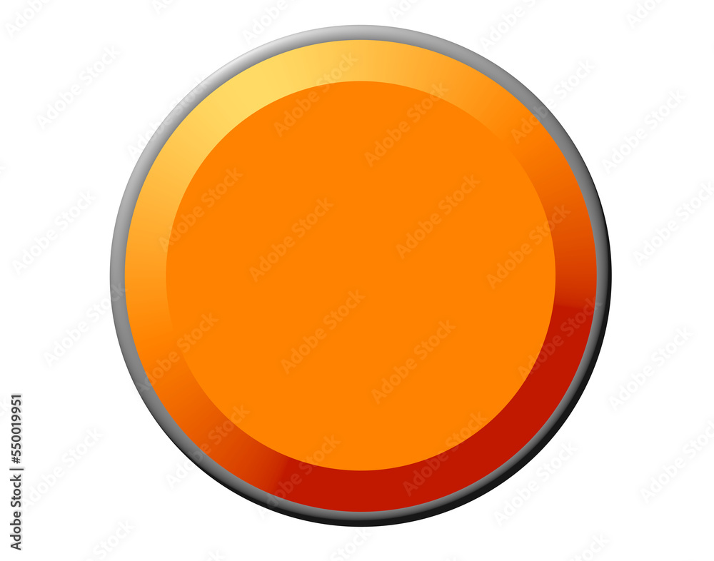 orange button isolated on white orange button isolated on white