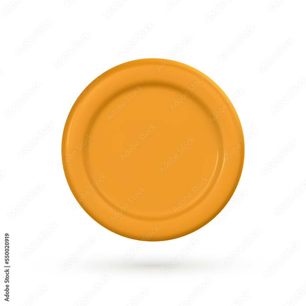 Gold coin isolated on white background. Vector illustration Gold coin isolated on white background. Vector illustration