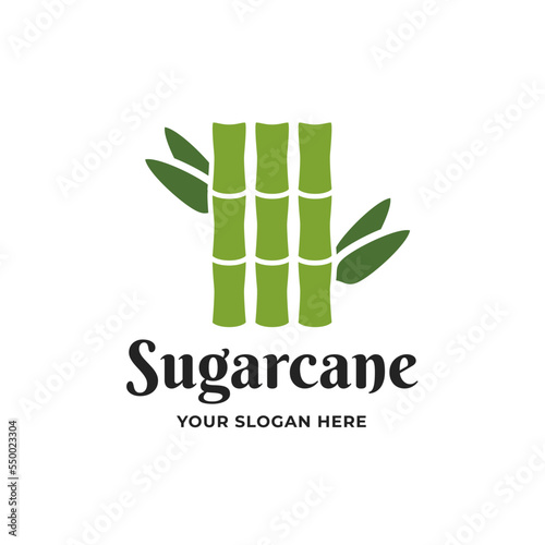 Sugarcane natural organic sugar product farm isolated icon sweetener production factory and export business plantation growing agriculture food additive or condiment cultivation emblem or logo