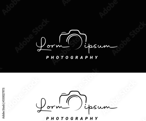 Camara icon or logo vector art