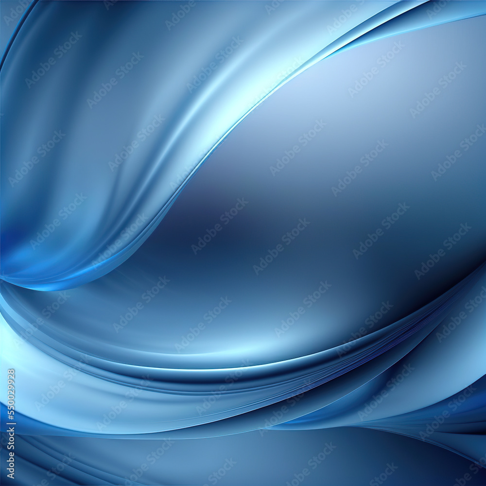 Naklejka premium Abstract blue background with smooth line