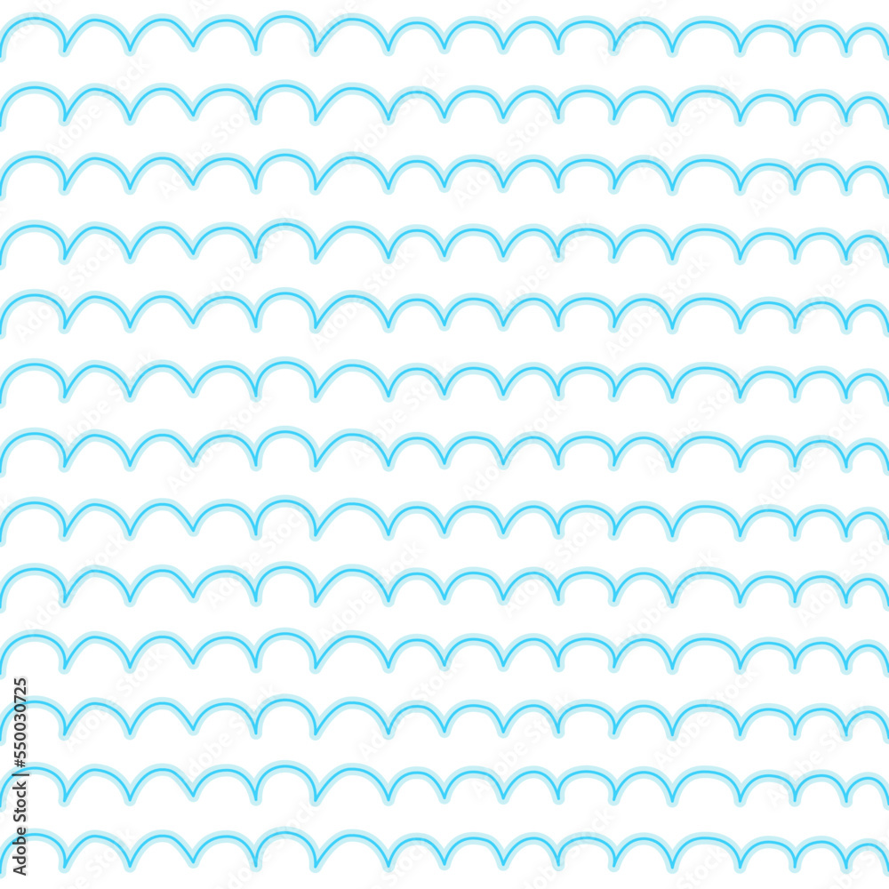 Blue wave pattern on white background. Blue wave pattern on white background.