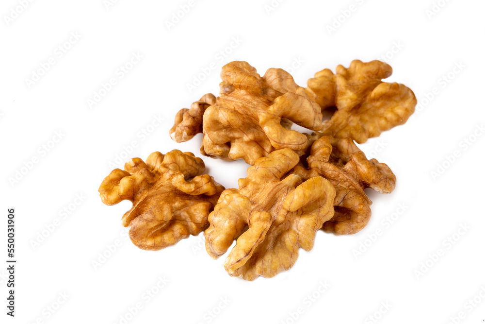Walnut isolated on white background. Walnut isolated on white background.