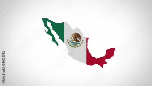 3D Disk with Mexico Map Intro