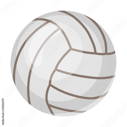 Sport leather volleyball, equipment cartoon vector. Balls and gaming item for sport vector. Illustration of recreation