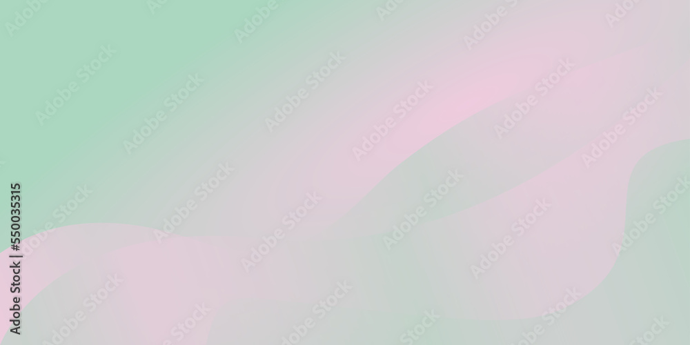 Obraz premium Fondo banner degradado con en colores azules verdosos y rosa palo. Fondo con líneas abstractas. Archivo de alta resolución
