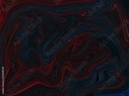 Glowing particles liquid dynamic flow. Trendy fluid cover design