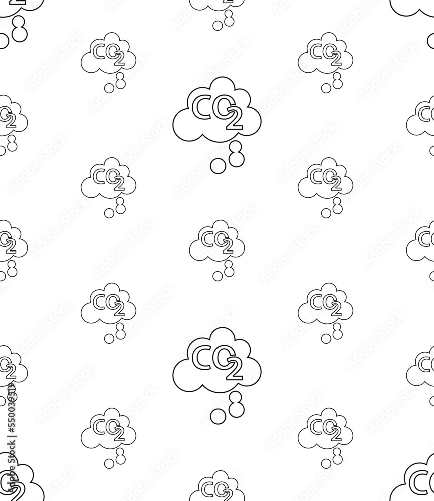 Co2 Emissions Icon Seamless Pattern M_2211002 Co2 Emissions Icon Seamless Pattern M_2211002