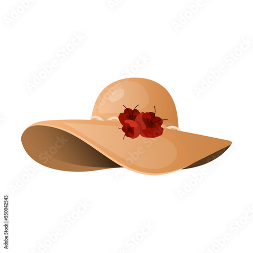 Summer winter hats and headgear. Female head wear on white. Vintage retro classic and modern hats, clothes accessory colorful cartoon vector of head wear