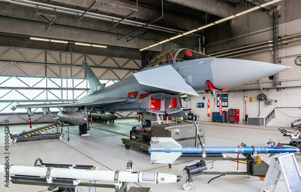 European modern fighter jet