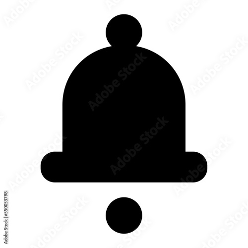 Isolated bell icon Flat design Vector illustration