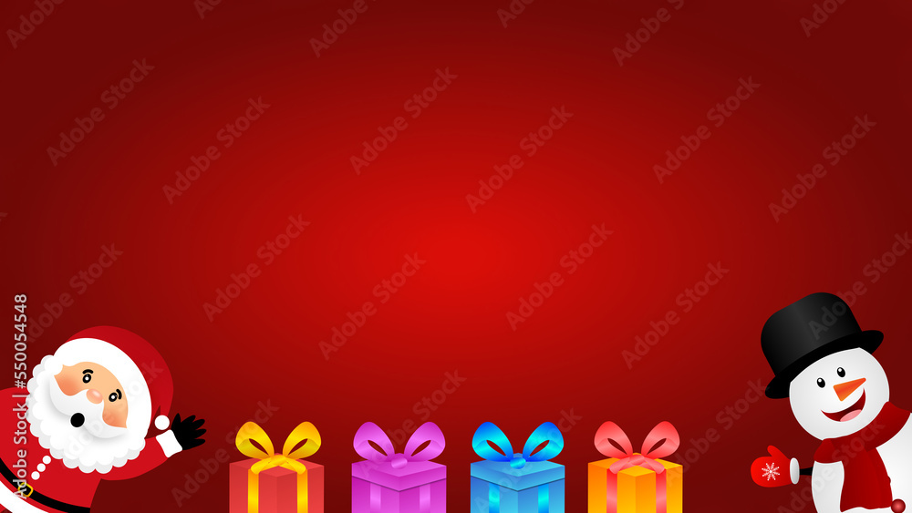 christmas background with Christmas icon christmas background with Christmas icon