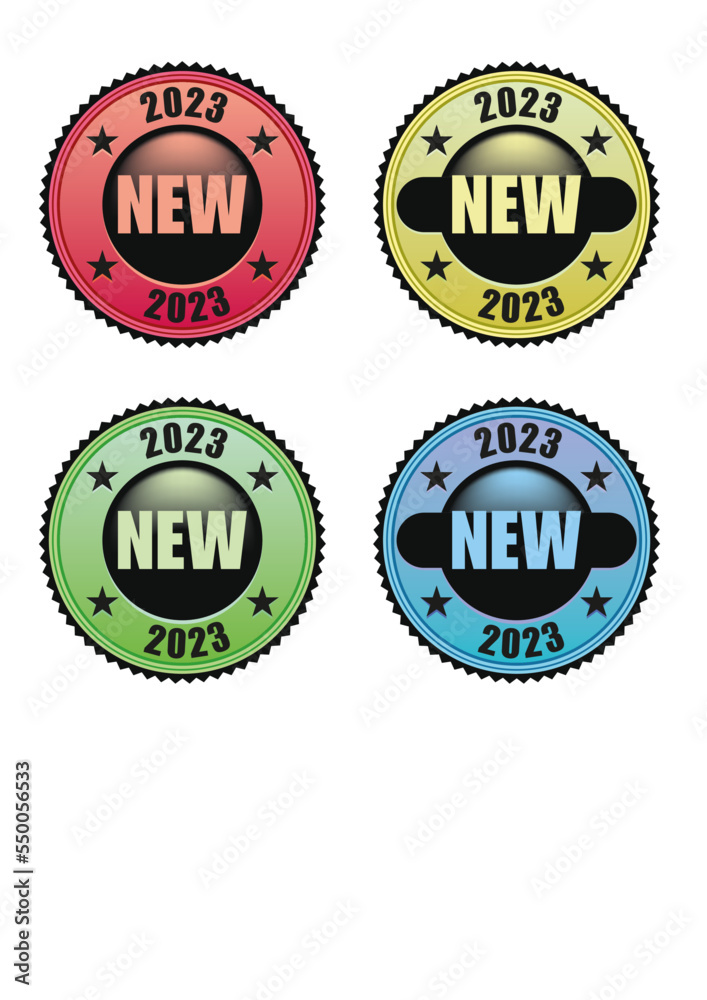ICONE NEW - Icon NEW 2023  4 couleurs