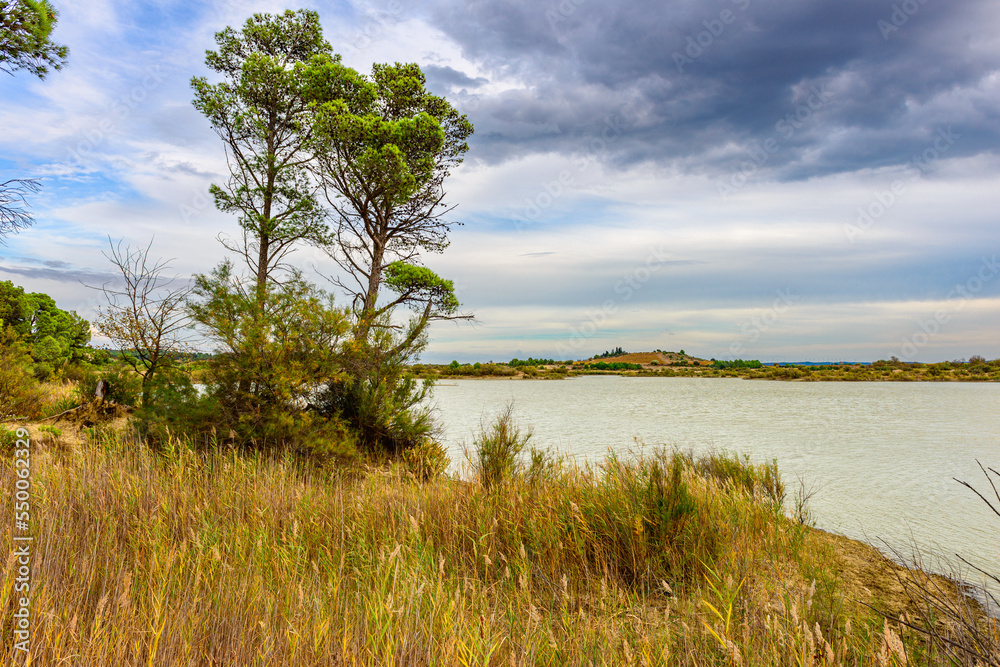 The beautiful Lac de Aiguilles, near the town of Argens-Minervois, im the South of France The beautiful Lac de Aiguilles, near the town of Argens-Minervois, im the South of France