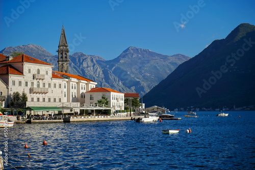View of Perast, Kotor Bay, Montenegro