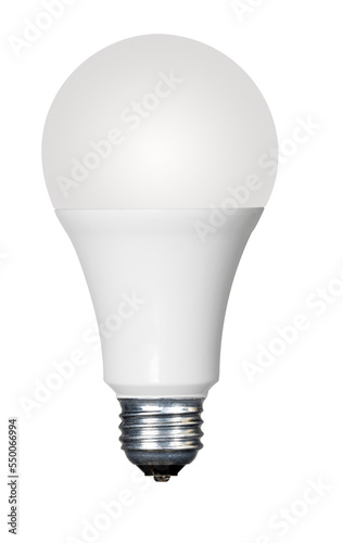 Papier peint Isolated LED bulb with screw connector for US style lamps