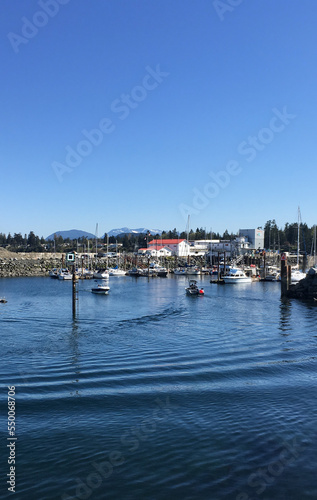 French Creek Harbour in Parksville on the East Coast of Vancouver Island, British Columbia, Canada © StandbildCA
