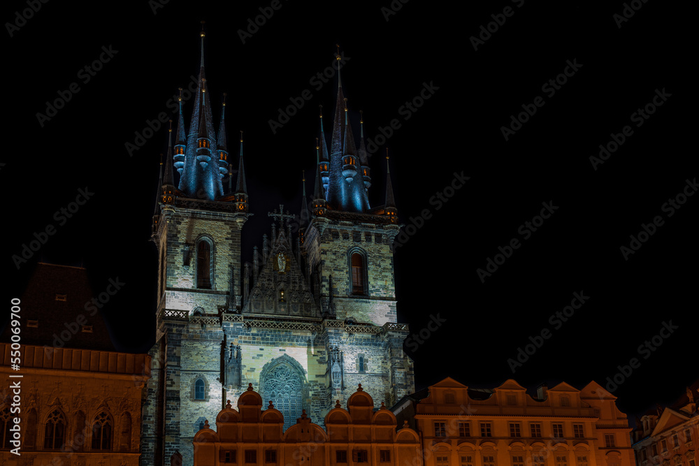 Fototapeta premium Church of Our Lady before Tyn in Prague
