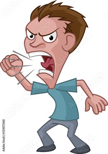 Angry Stressed Man or Bully...