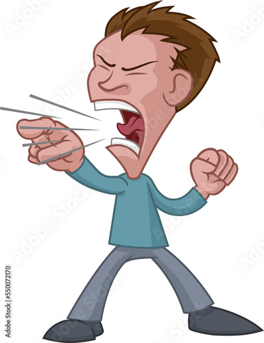 Angry Stressed Man or Bully...