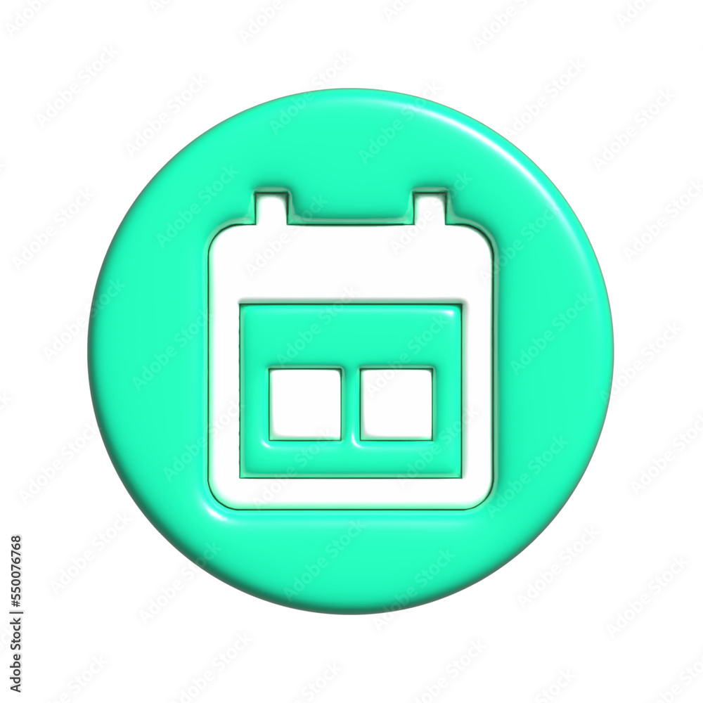 3d calendar digital marketing icon. isolated icon.
3d calendar digital marketing icon. isolated icon.