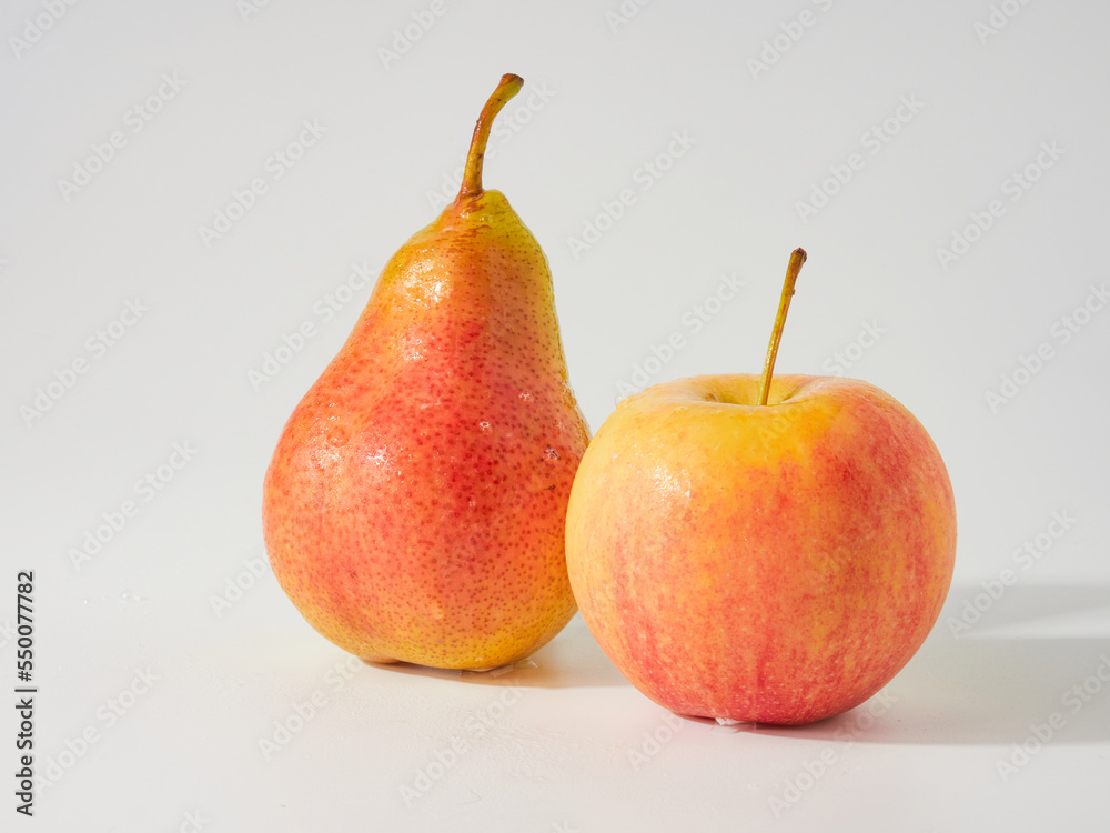 Pears are isolated. Pears on a white background. Full depth of field. Pears are isolated. Pears on a white background. Full depth of field.