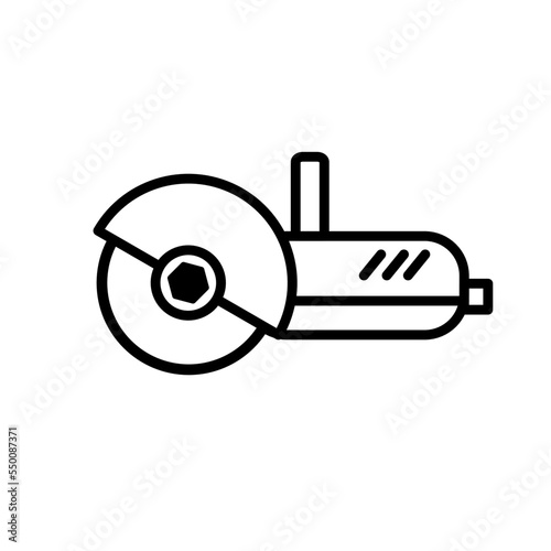 angle grinder icon