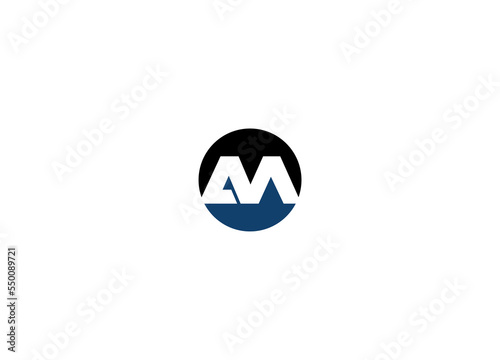 am letter logo Creative Modern vector icon template