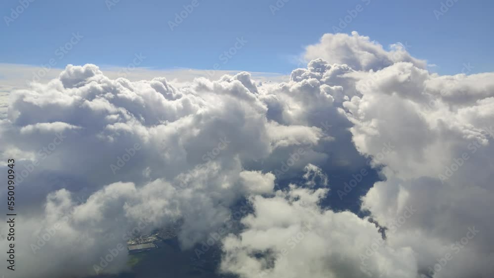 Flying above the clouds, a serene and relaxing moment. Blue sky. Backgrounds and textures. Abstract atmosphere. Heaven and cloudscape. Copy and paste space. Flying above the clouds, a serene and relaxing moment. Blue sky. Backgrounds and textures. Abstract atmosphere. Heaven and cloudscape. Copy and paste space.