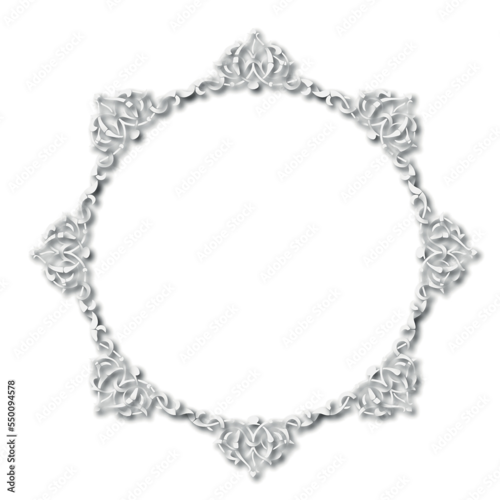 Frame, in the style of an ornament, Vector illustration eps 10, Art. Frame, in the style of an ornament, Vector illustration eps 10, Art.