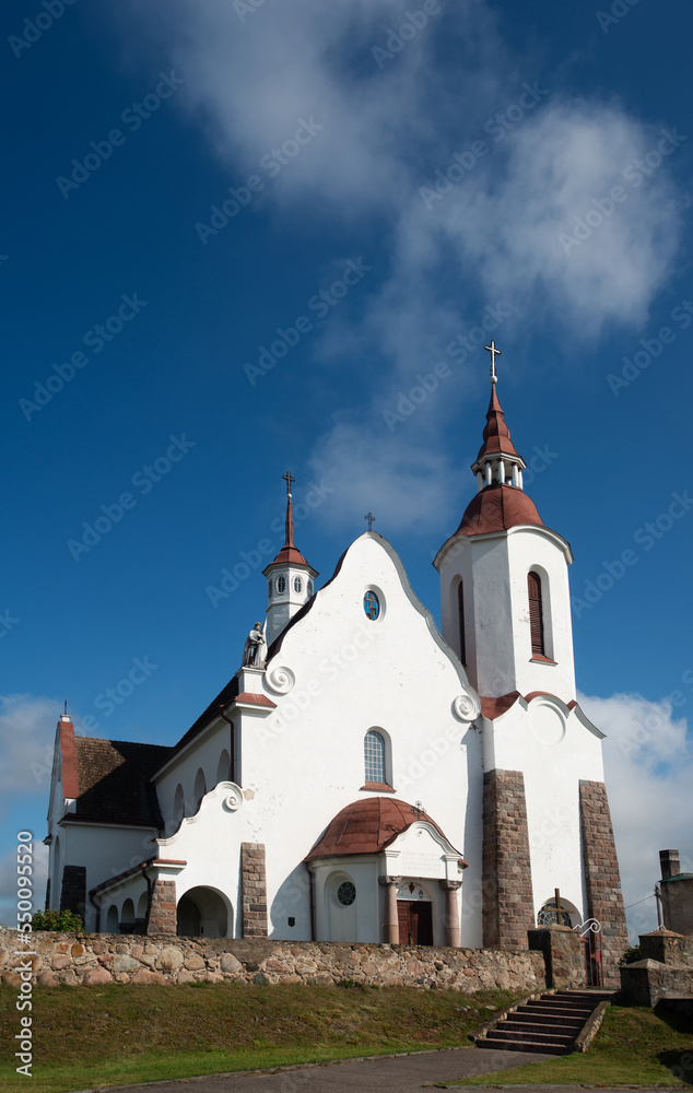 Catholic Church of Our Lady of the Rosary in the village Soly, Belarus