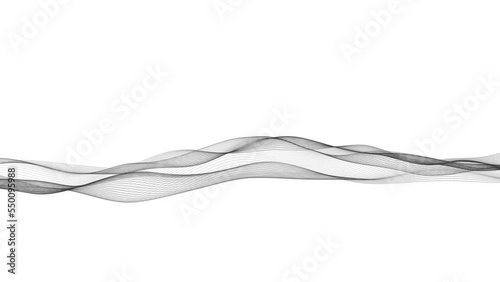 Dot line wave background animated