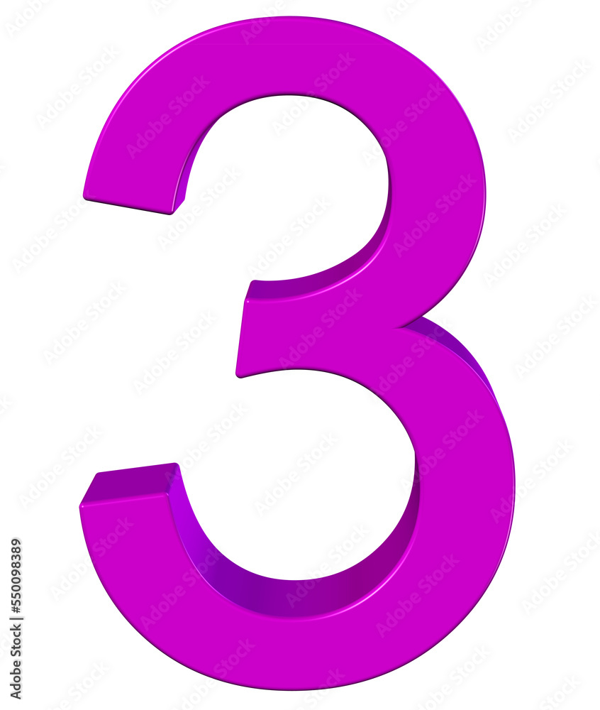 number four in pink number four in pink