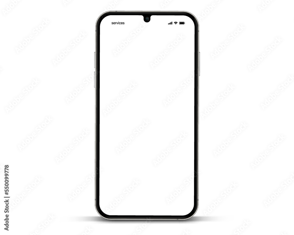 3D realistic high quality smartphone mockup with isolated background. Smart phone mockup collection. Device front view. 3D mobile phone with shadow on white background. 3D realistic high quality smartphone mockup with isolated background. Smart phone mockup collection. Device front view. 3D mobile phone with shadow on white background.