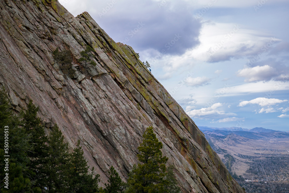 Scenic view of mountains against cloudy sky Scenic view of mountains against cloudy sky
