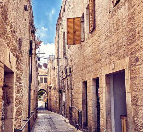 jerusalem , the streets of the old city