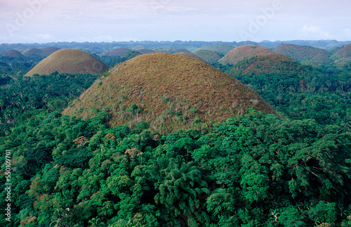 Chocolate Hills, Philippines, Bohol, Philippines Island photo