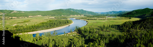 Uur River, Mongolia photo