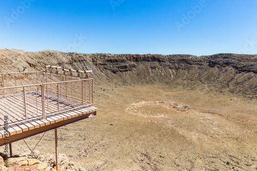 Meteor crater, Arizona, USA photo