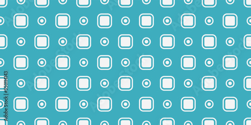Polka dot of dots and squares that alternate. Vector for print and various decor.