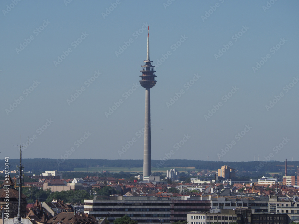 Obraz premium Aerial view of Nuernberg